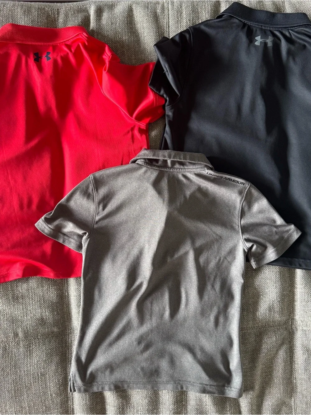 Under Armour Boys Performance Polo-Lot of 3